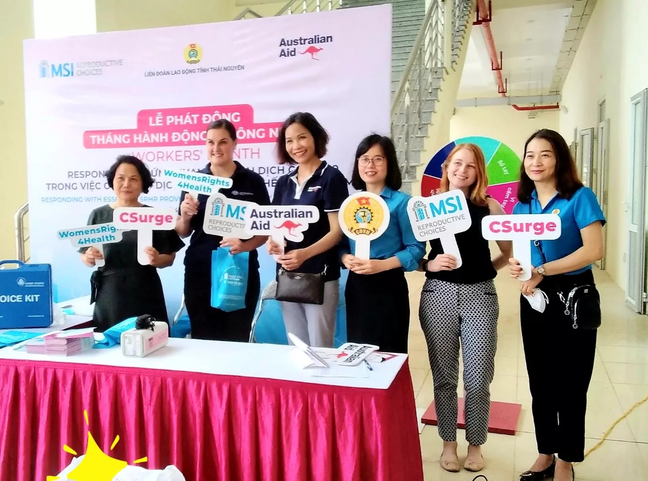 Over 1000 workers in northern Vietnam receive free reproductive health counselling and exams