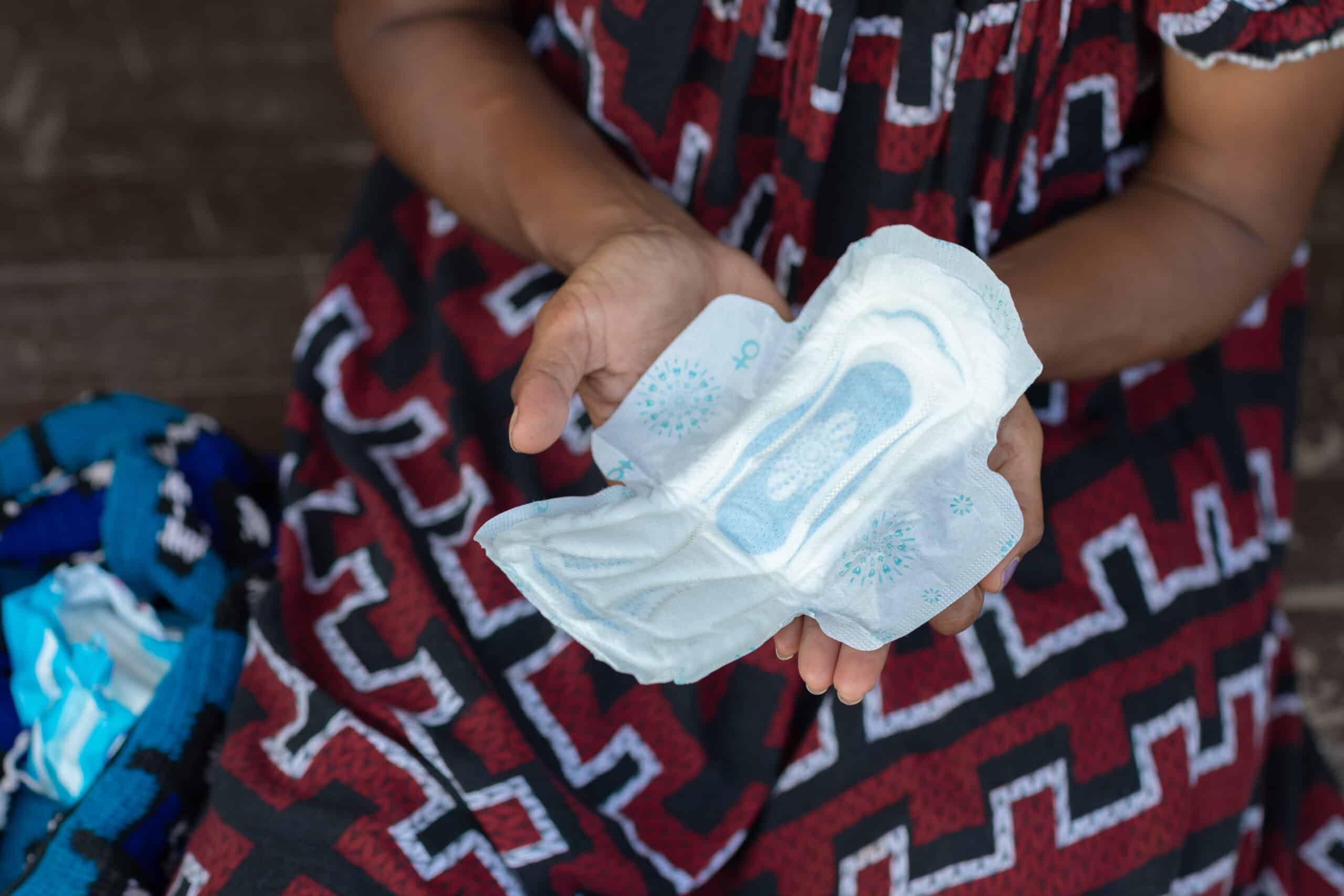 Keeping girls in school with menstrual healthcare